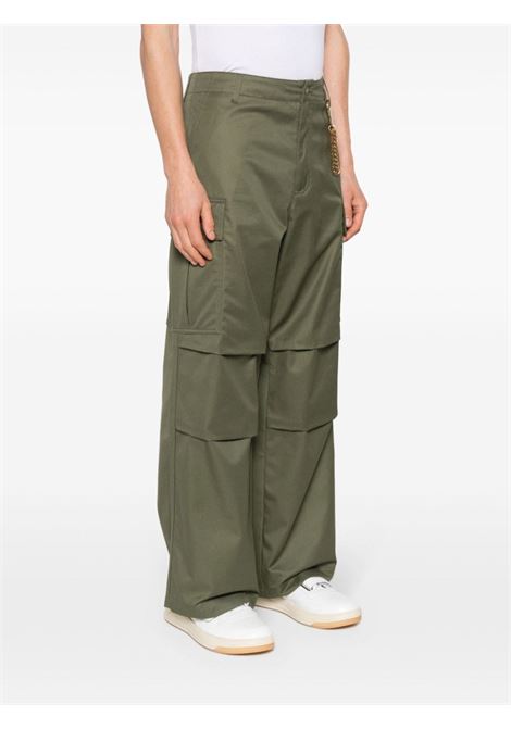 Pantaloni a gamba ampia in verde - uomo DARKPARK | MTR21FAC050061