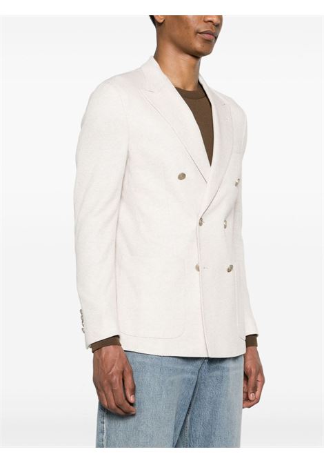 Beige double-breasted blazer - men ELEVENTY | I70GIAA06TES0I09202