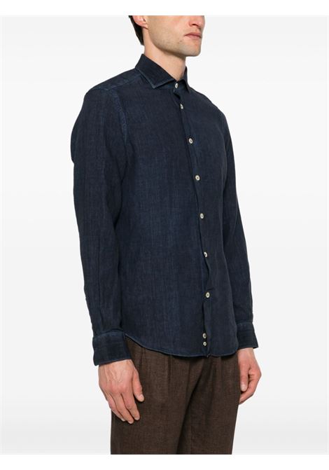 Blue mélange shirt - men ELEVENTY | I75CAMA05TET0I02611