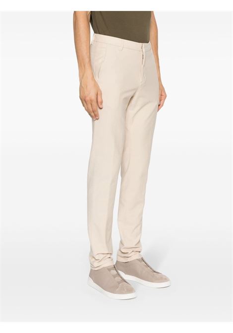 Beige low-rise tapered trousers - men ELEVENTY | I75PANH01TET0G02203