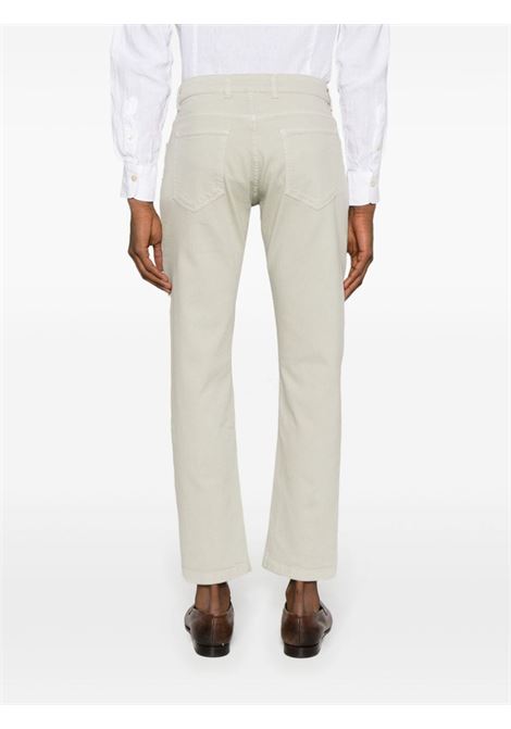 White straight-leg slim-fit trousers - men ELEVENTY | I75PANI17TET0I01707