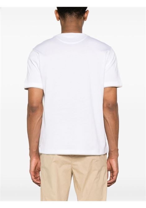 White and beige layered T-shirt - men ELEVENTY | I75TSHI02TES0I2010102