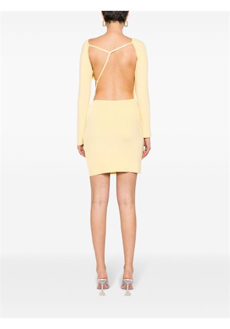 Abito mini con cut-out in giallo - donna GCDS | A1CW1002KB720