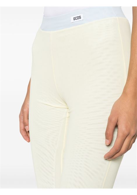 Pantaloni svasati a strati in giallo - donna GCDS | A1CW2908TA620