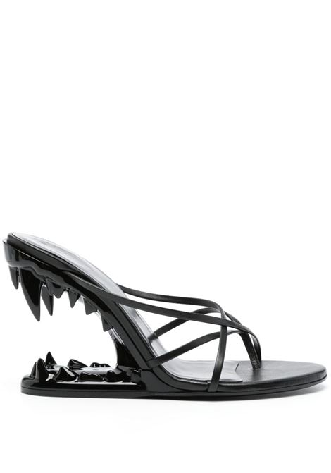 Black morso mules - women