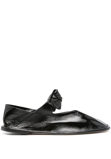 Ballerine in pelle Llasada in nero Hereu - donna HEREU | LLCGWFS24001