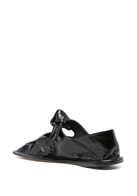 Ballerine in pelle Llasada in nero Hereu - donna HEREU | LLCGWFS24001