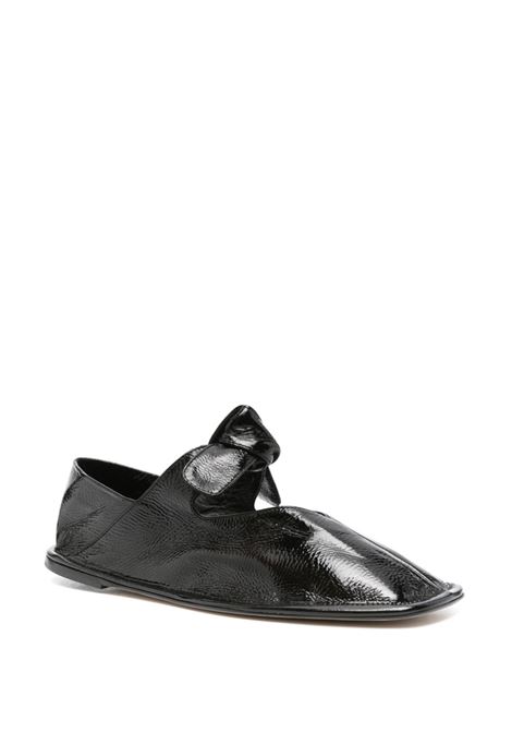 Ballerine in pelle Llasada in nero Hereu - donna HEREU | LLCGWFS24001