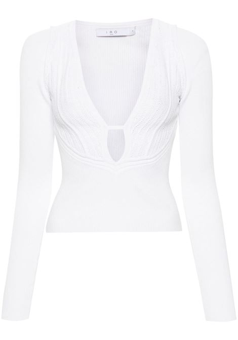 White nouara scoop-neck top - women