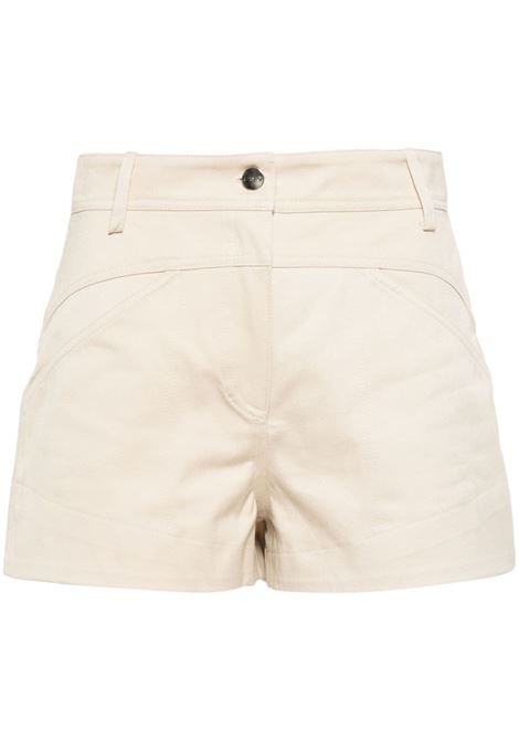 Beige shaima high-waisted shorts - women IRO | Shorts | 24SWP30SHAIMABEI0124S