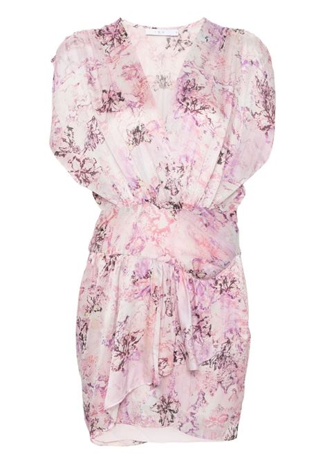 Abito mini con stampa floreale tissina  in rosa - donna IRO | 24SWP33TISSINAECR1824S