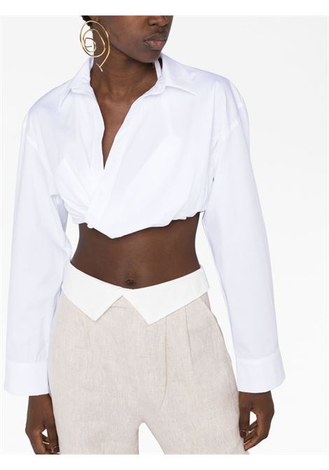 Camicia La Chemise Bahia in bianco - donna JACQUEMUS | 233SH0421454100