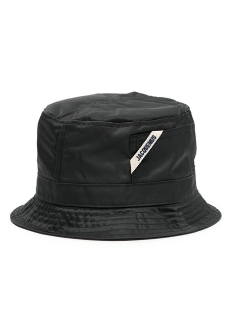 Cappello bucket le bob ovalie in nero - unisex JACQUEMUS | 236AC5873138990