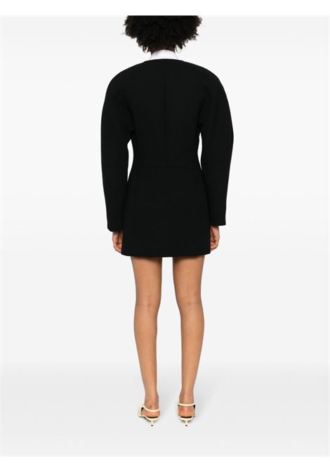 Black La Oval Robe mini dress - women JACQUEMUS | 241DR1201526990