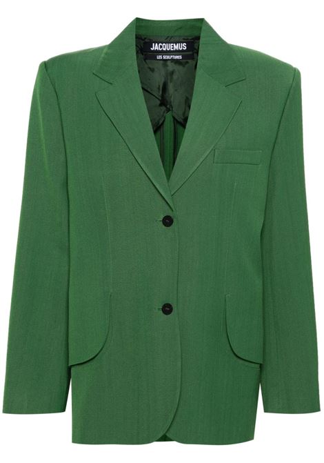 Dark green la veste titolo blazer - women JACQUEMUS | 241JA0541547590