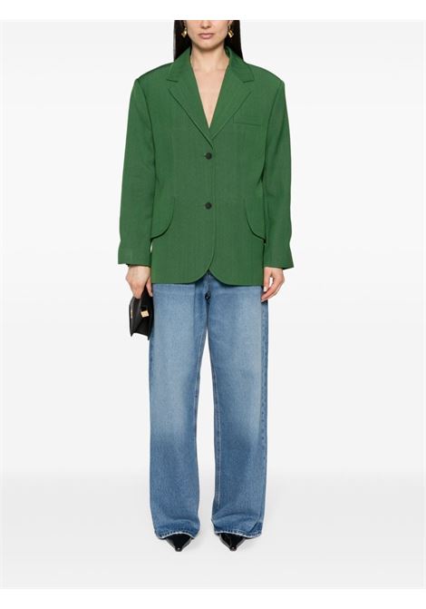 Dark green la veste titolo blazer - women JACQUEMUS | 241JA0541547590