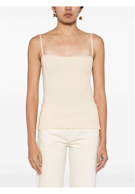 Top le haut sierra in beige- donna JACQUEMUS | 241KN3542355115