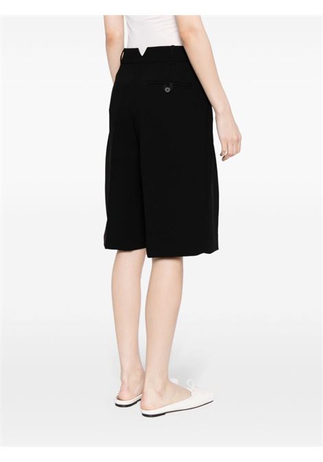 Shorts a vita alta in nero - donna JACQUEMUS | 241PA0811526990