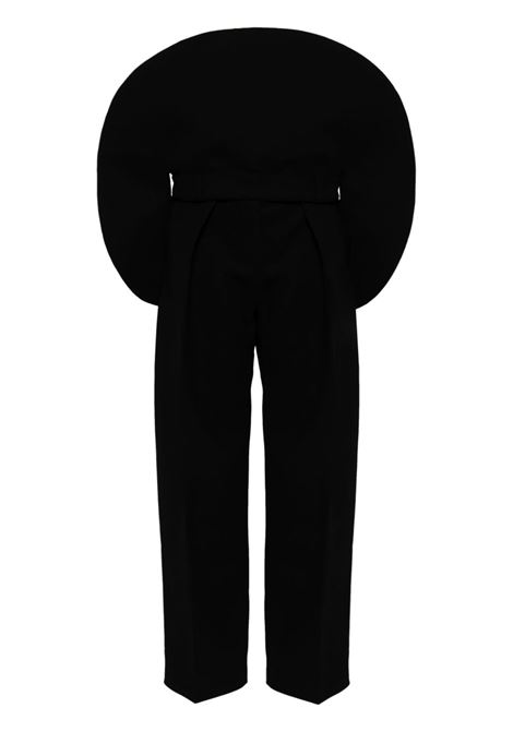 Pantaloni le pantalon rond in nero - donna