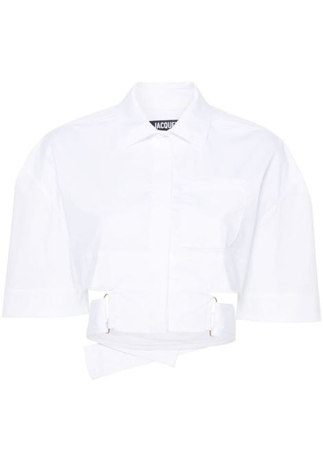 Camicia la chemise courte bari in bianco - donna JACQUEMUS | 241SH0541454100