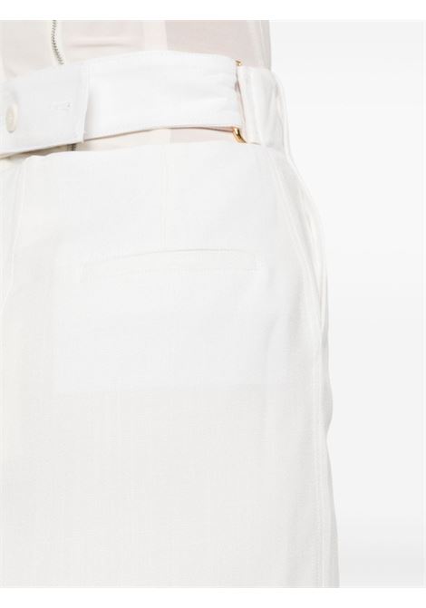 Gonna midi La Jupe Bari in bianco - donna JACQUEMUS | 241SK0461359100