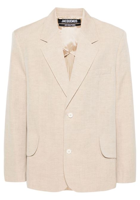 Beige la veste titolo blazer - men