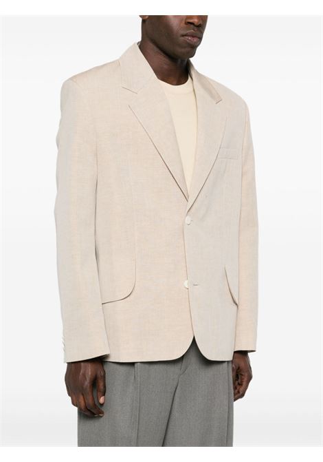 Beige la veste titolo blazer - men JACQUEMUS | 245JA0451546150