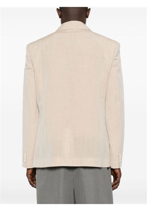 Beige la veste titolo blazer - men JACQUEMUS | 245JA0451546150