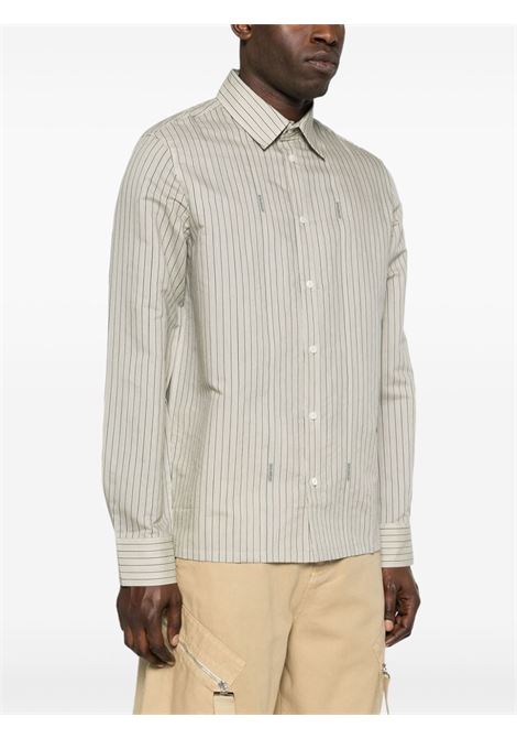 Beige and green la chemise de costume shirt  - men JACQUEMUS | 245SH06815675BJ