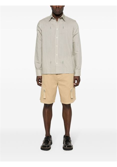 Beige and green la chemise de costume shirt  - men JACQUEMUS | 245SH06815675BJ