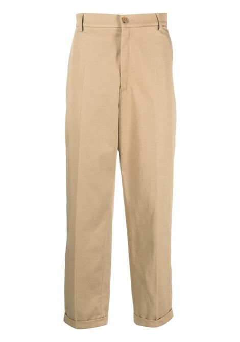 Beige straight-leg trousers - men KENZO | FD65PA2059CA13