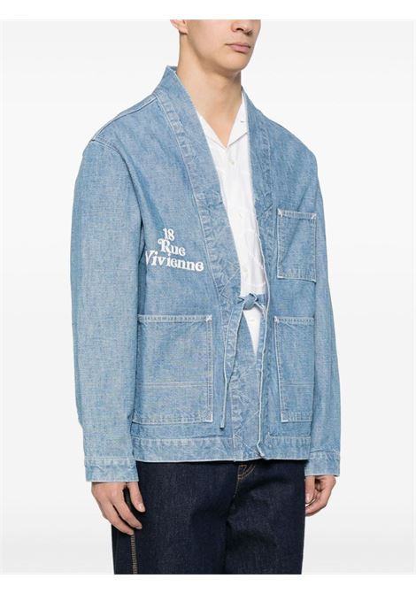 Light blue Kenzo x Verdy cardigan - men KENZO | FE55DM1426H4DT