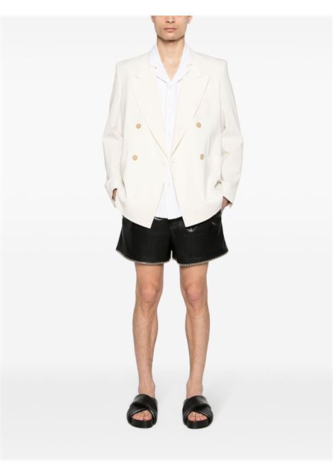 White double-breasted blazer - men LANEUS | S4LAMABL006013