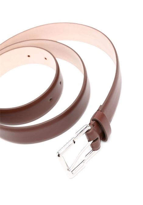 Brown engraved-buckle belt - women LANVIN | AMBEMB11GAN2655