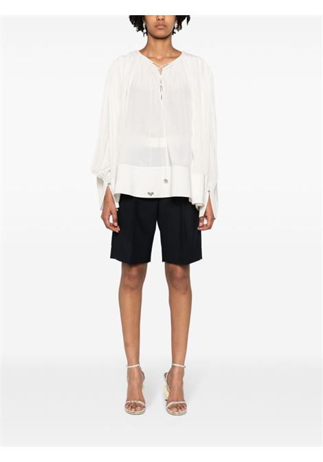 White long-sleeved blouse - women LANVIN | RWTO00184778001