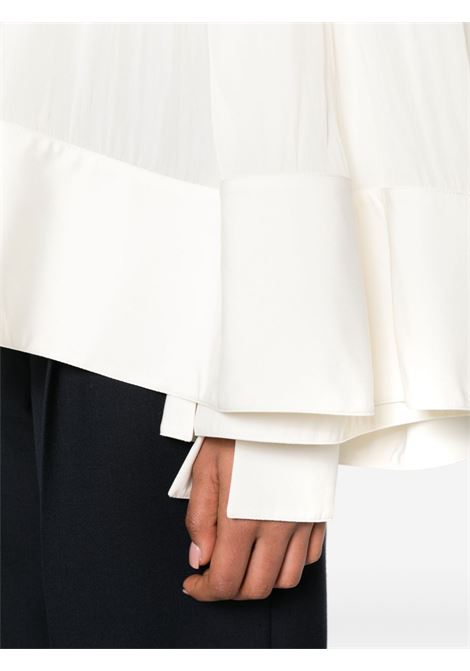 White long-sleeved blouse - women LANVIN | RWTO00184778001