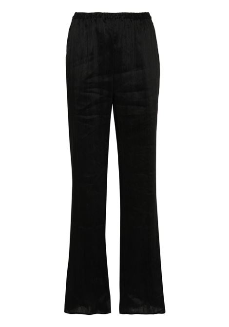 Black Amata elasticated-waistband trousers - women LOULOU DE SAISON | Trousers | AMATABLK