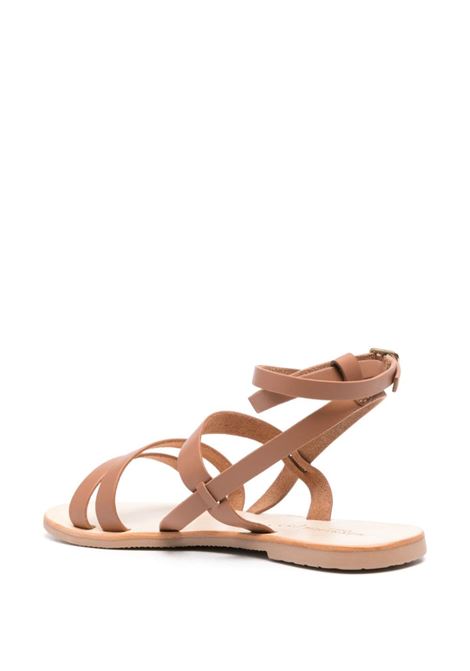 Sandali con cinturini in marrone - donna MANEBI | L96Y0TN