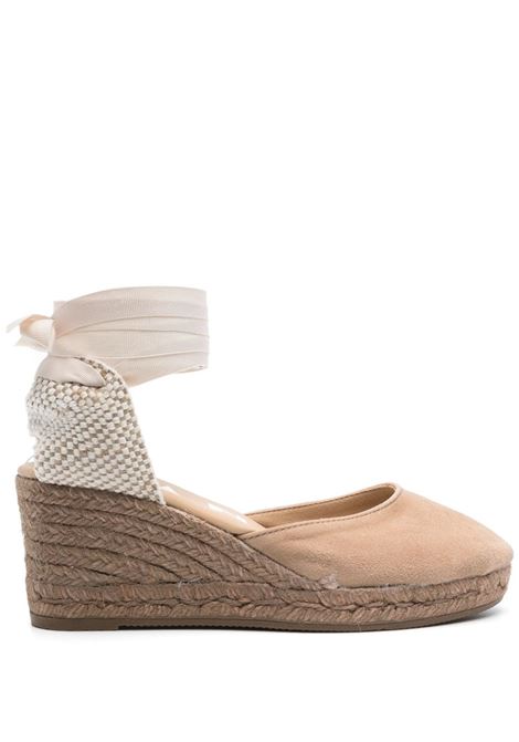 Espadrillas Hamptons con zeppa 75mm in rosa - donna MANEBI | W16WLTP