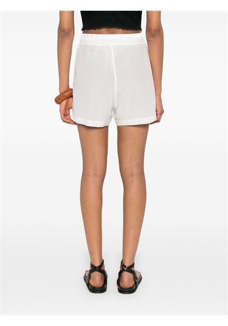 Shorts semi trasparenti in bianco - donna MAURIZIO | W01150377MZS4MAT24