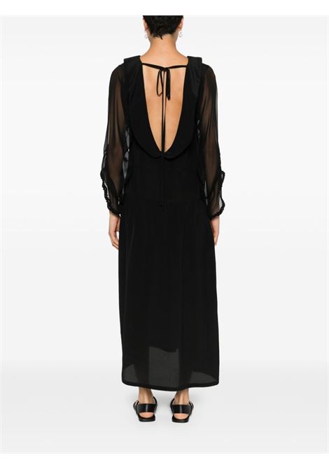 Abito midi in nero di Maurizio Mykonos - donna MAURIZIO | W06070277MZS4MAT33