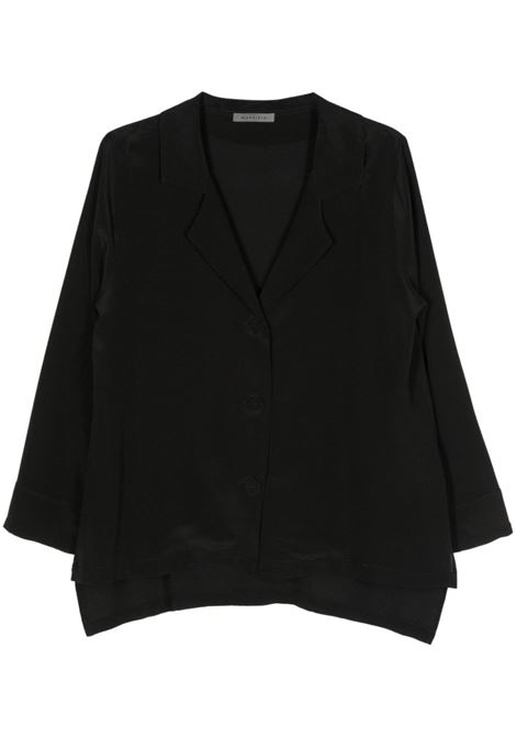 Black single-breasted shirt jacket Maurizio - women MAURIZIO | Blazers | W07070277MZS4MAT33