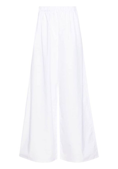 White navigli wide-leg trousers - women