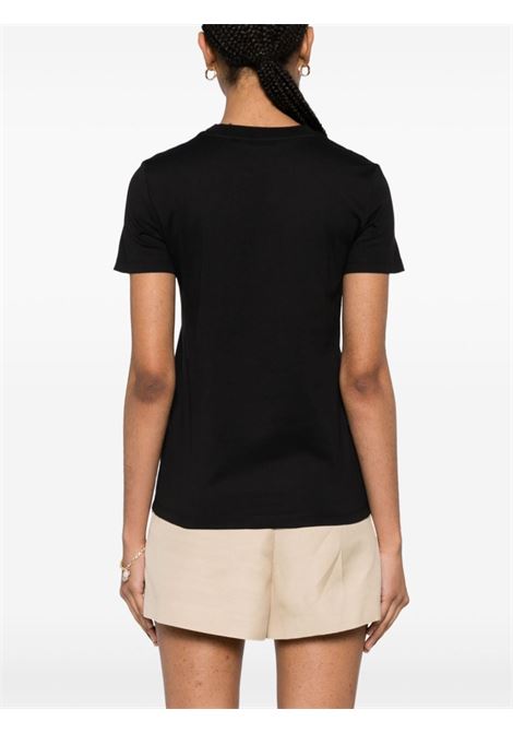 T-shirt con logo papaia in nero - donna MAXMARA | 2411941032600005