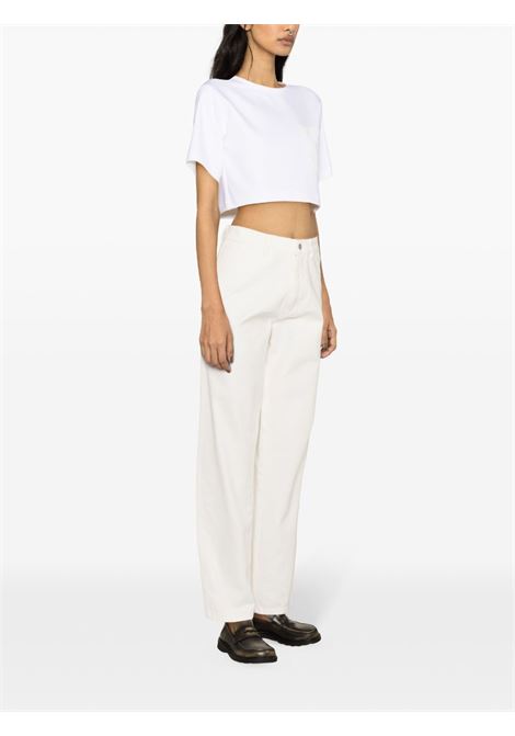 T-shirt crop messico in bianco - donna MAXMARA | 2411941042600001