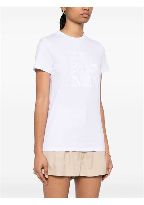 T-shirt con stampa taverna in bianco - donna MAXMARA | 2411941052600001