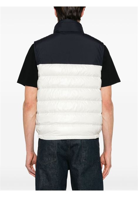 Gilet imbottito Cerces in bianco e nero - uomo MONCLER | 1A00058595ZJ034