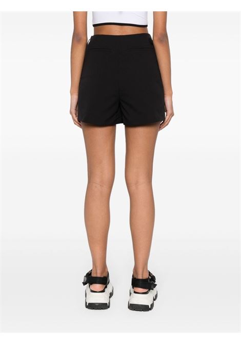 Shorts a vita alta in nero - donna MONCLER | 2B00001597G1999