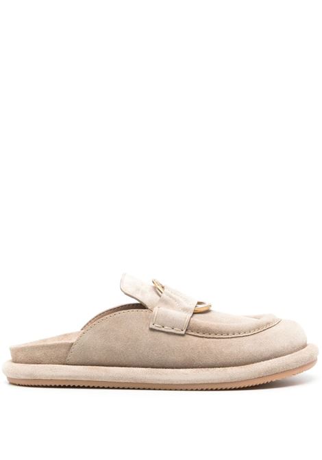 Suede Bell mules - women