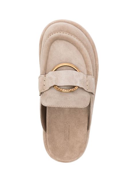 Mules Bell in beige - donna MONCLER | 4M00040M412123R